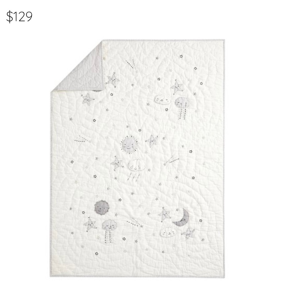 Pottery barn kids Sky baby quilt